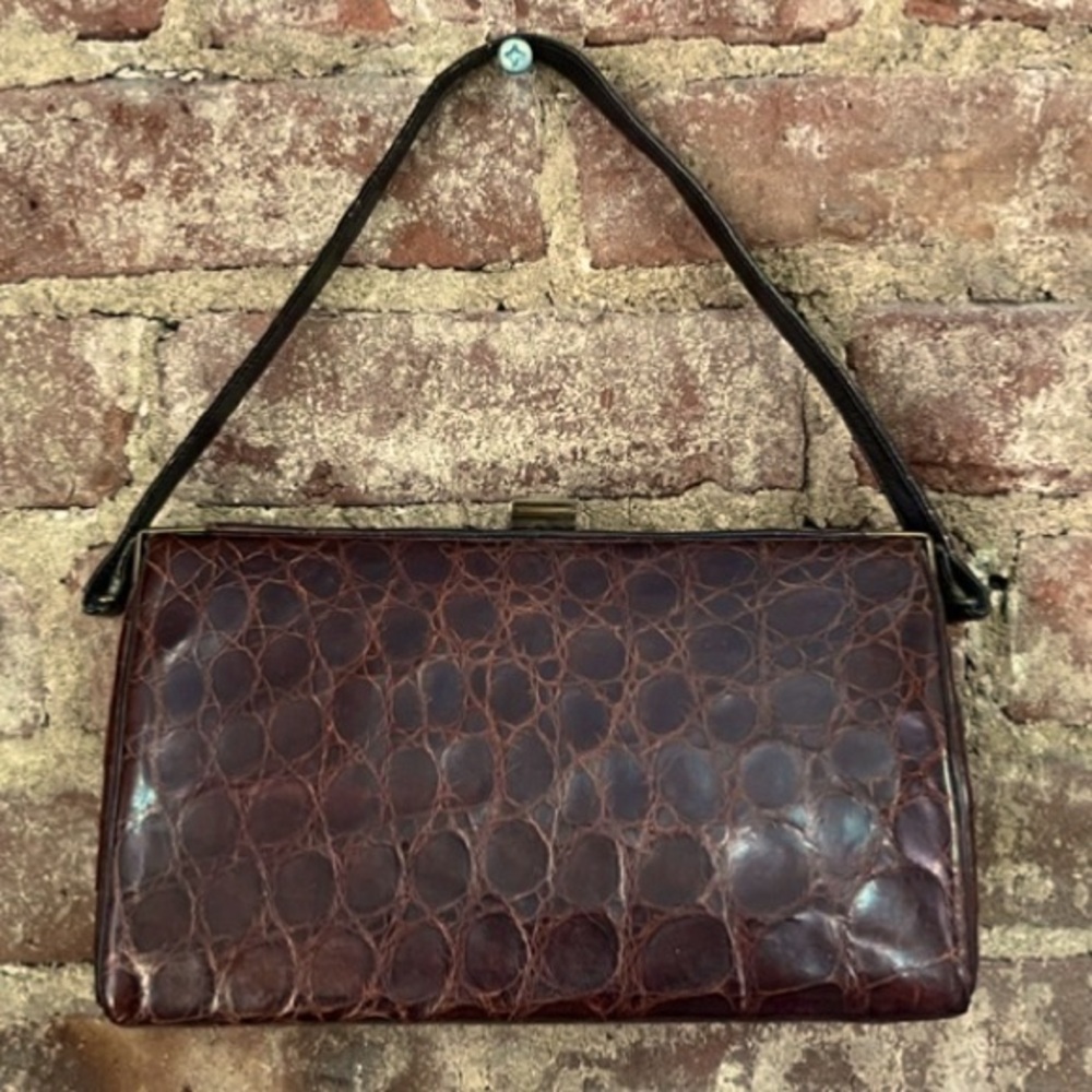 Vintage alligator purse